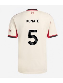 Billige Liverpool Ibrahima Konate #5 Bortedrakt 2025-26 Kortermet